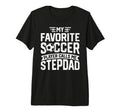 Soccer Player Call Me Stepdad T-Shirt - Minimalist Print for Adults