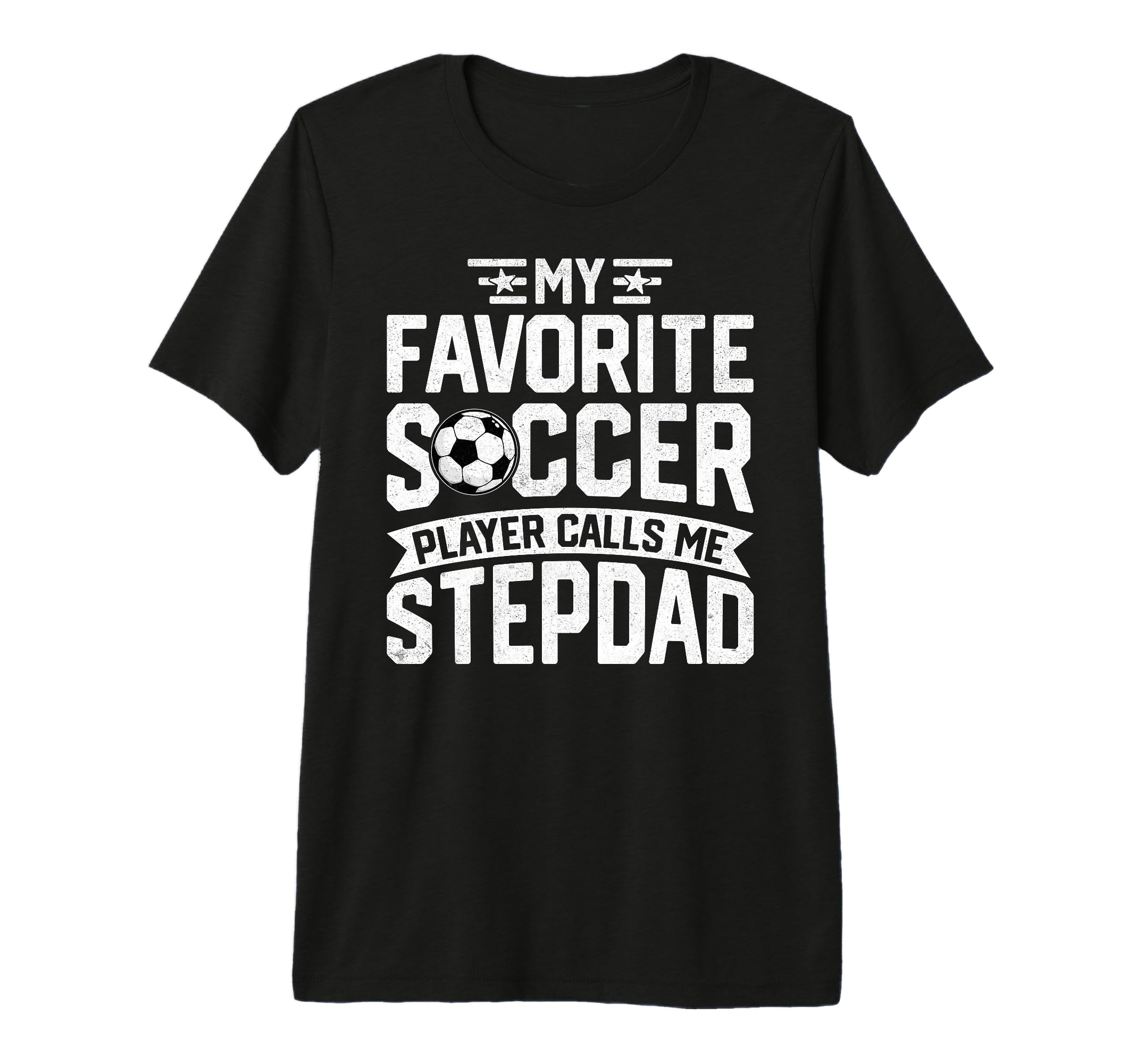 Soccer Player Call Me Stepdad T-Shirt - Minimalist Print for Adults