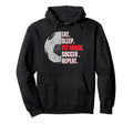 Eat Sleep 1St Grade Soccer Repeat Little Hoodie - Graphic Print Men Women