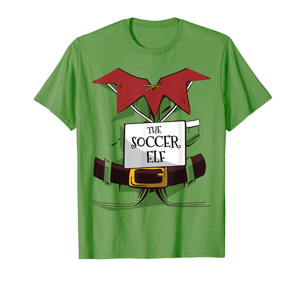Soccer Elf Costume Family Matching T-Shirt - Fun Novelty Design Men Women