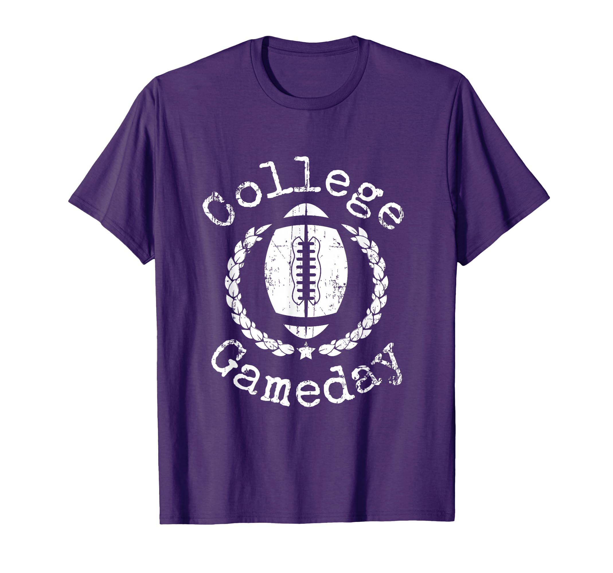 College Game Day Football Tail Gate T-Shirt - Minimalist Print for Adults