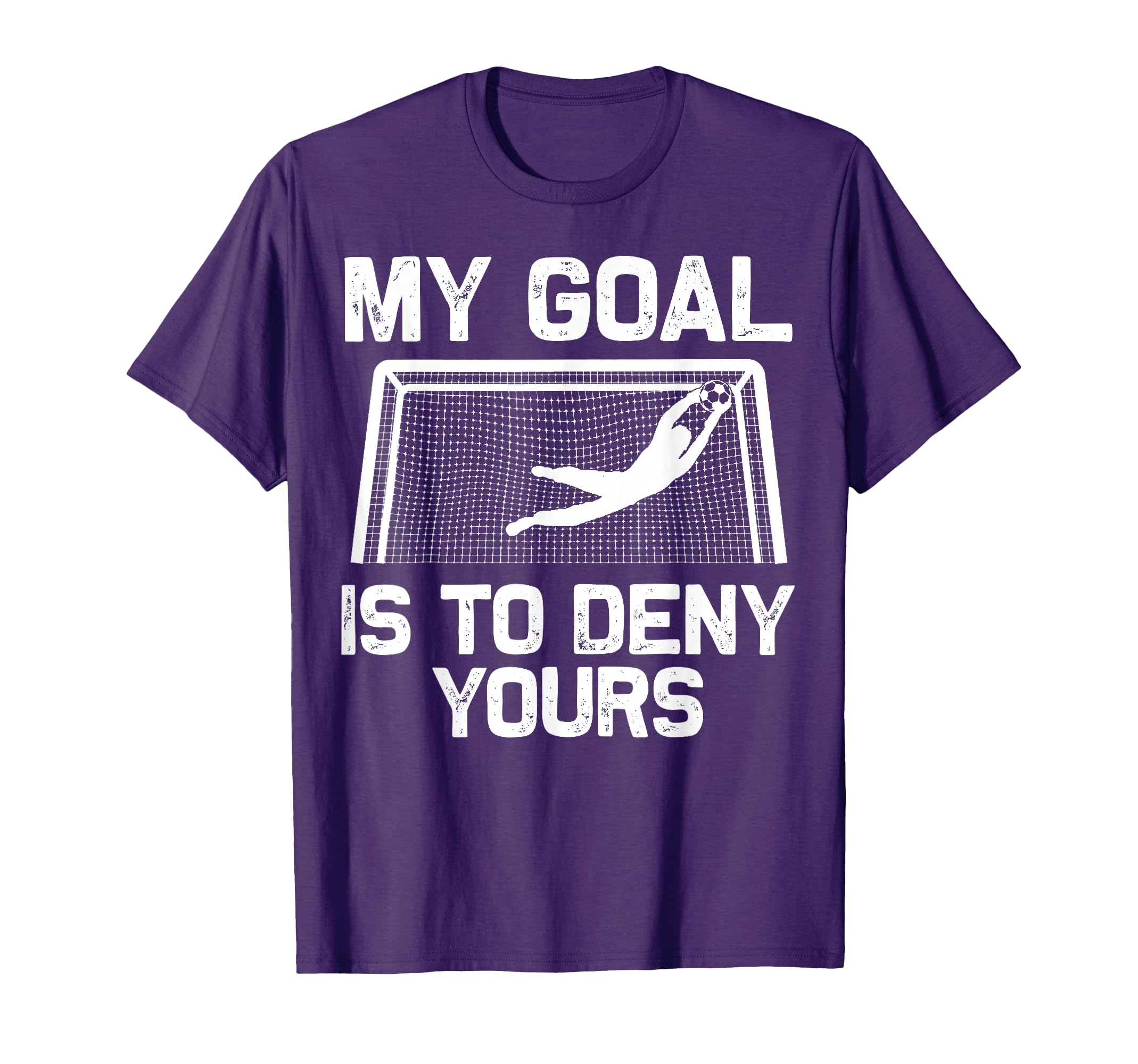 Soccer Goalie Art Gag Soccer Player T-Shirt - Fun Novelty Design for Adults