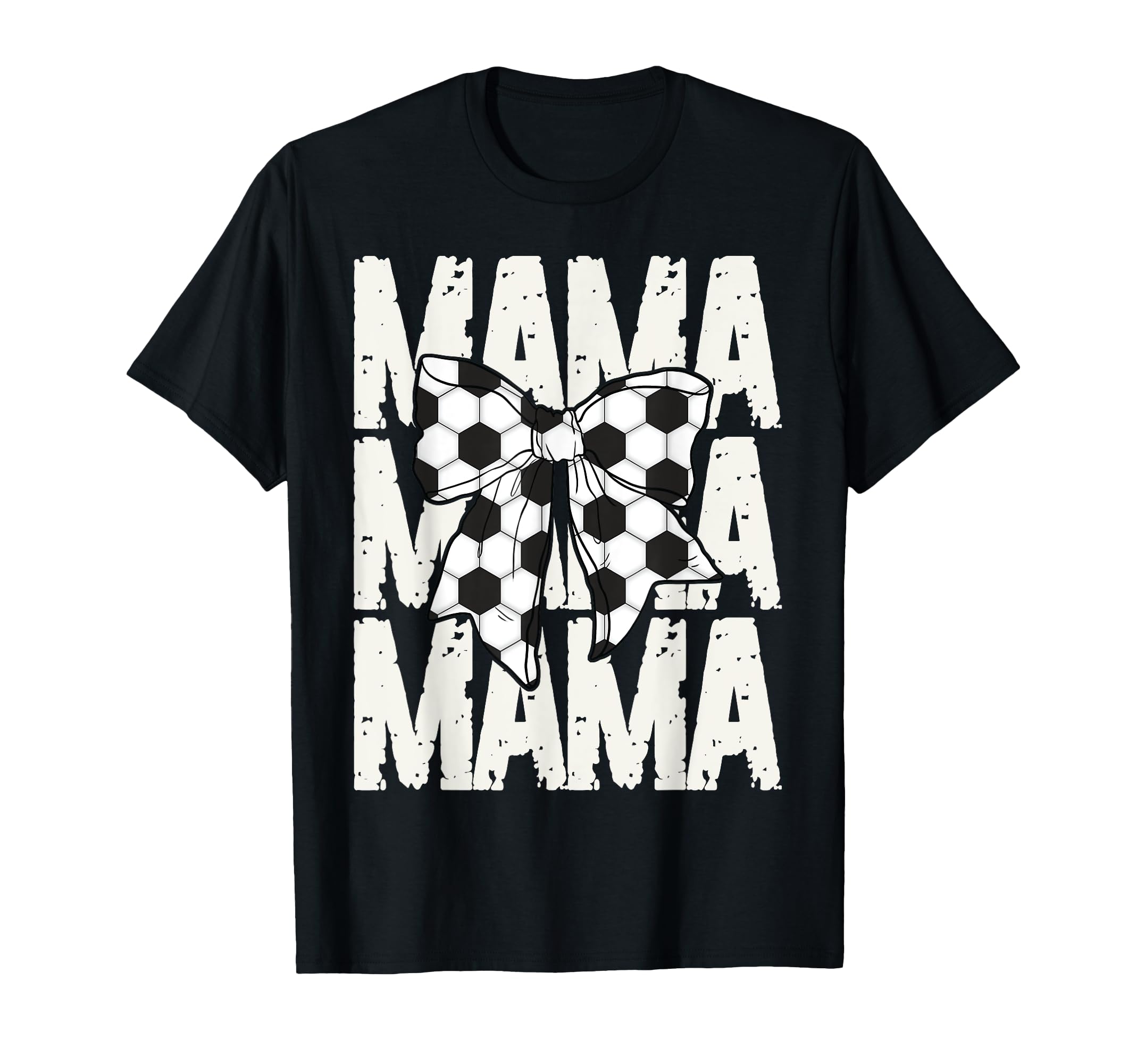 Soccer Mama Coquette Bow Sports Mom T-Shirt - Novelty Apparel Men Women
