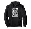 Eat Sleep Futsal Repeat Indoor Soccer Hoodie - Custom Art Print for Adults