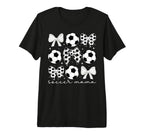 Soccer Mama Coquette Soccer Mom Soccer T-Shirt - Fun Novelty Design Unisex