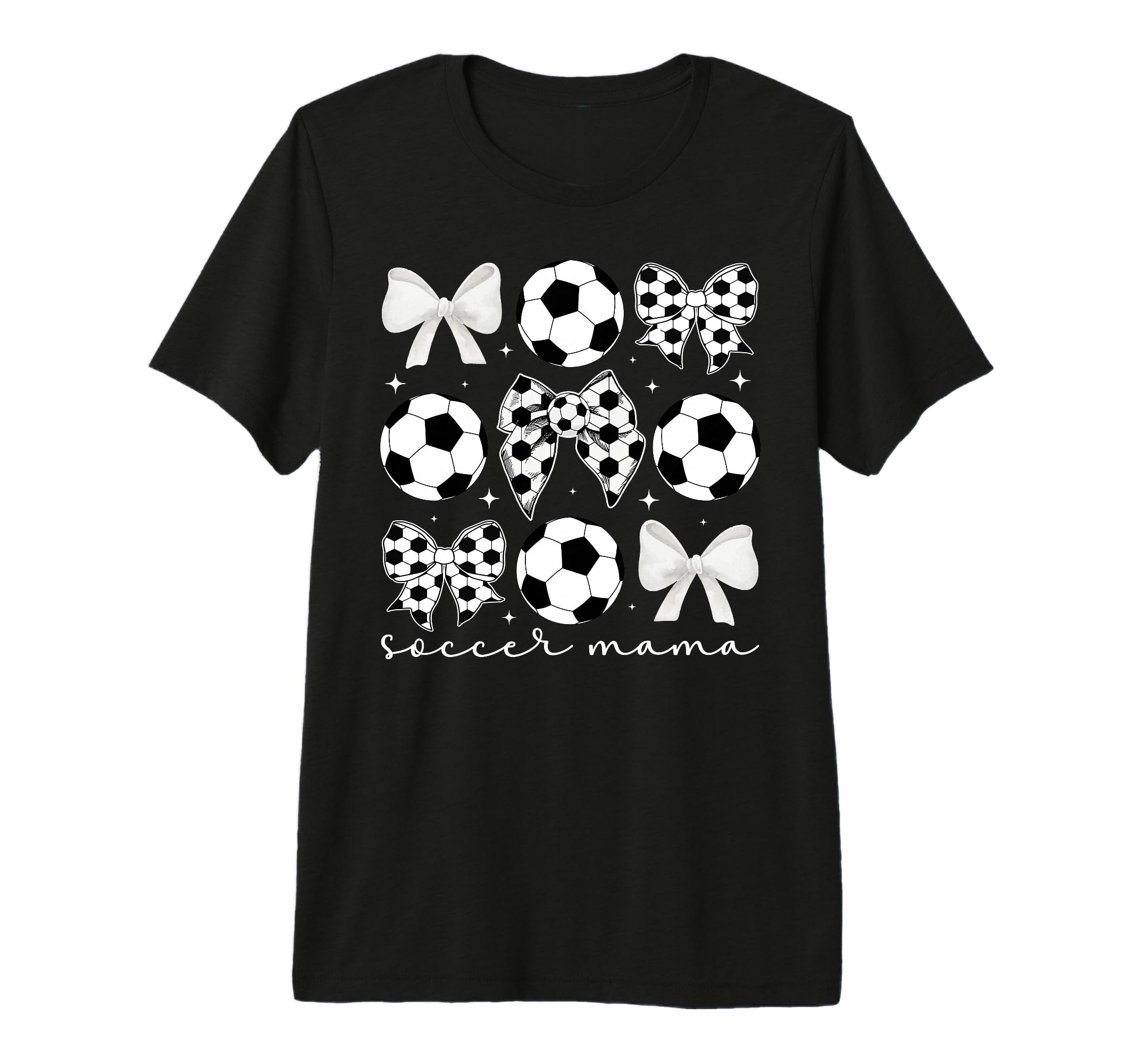 Soccer Mama Coquette Soccer Mom Soccer T-Shirt - Fun Novelty Design Unisex
