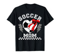 Soccer Mom Heart Bow Checkerboard T-Shirt - Streetwear Style Men Women