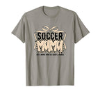 Soccer Mama Coquette Bow Game Day T-Shirt - Fun Novelty Design for Adults