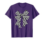 Soccer Ball Coquette Bow Soccer Mom T-Shirt - Aesthetic Graphic for Adults