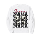 Soccer Mama Funny Coquette Bow Mom Sweatshirt - Novelty Apparel for Adults
