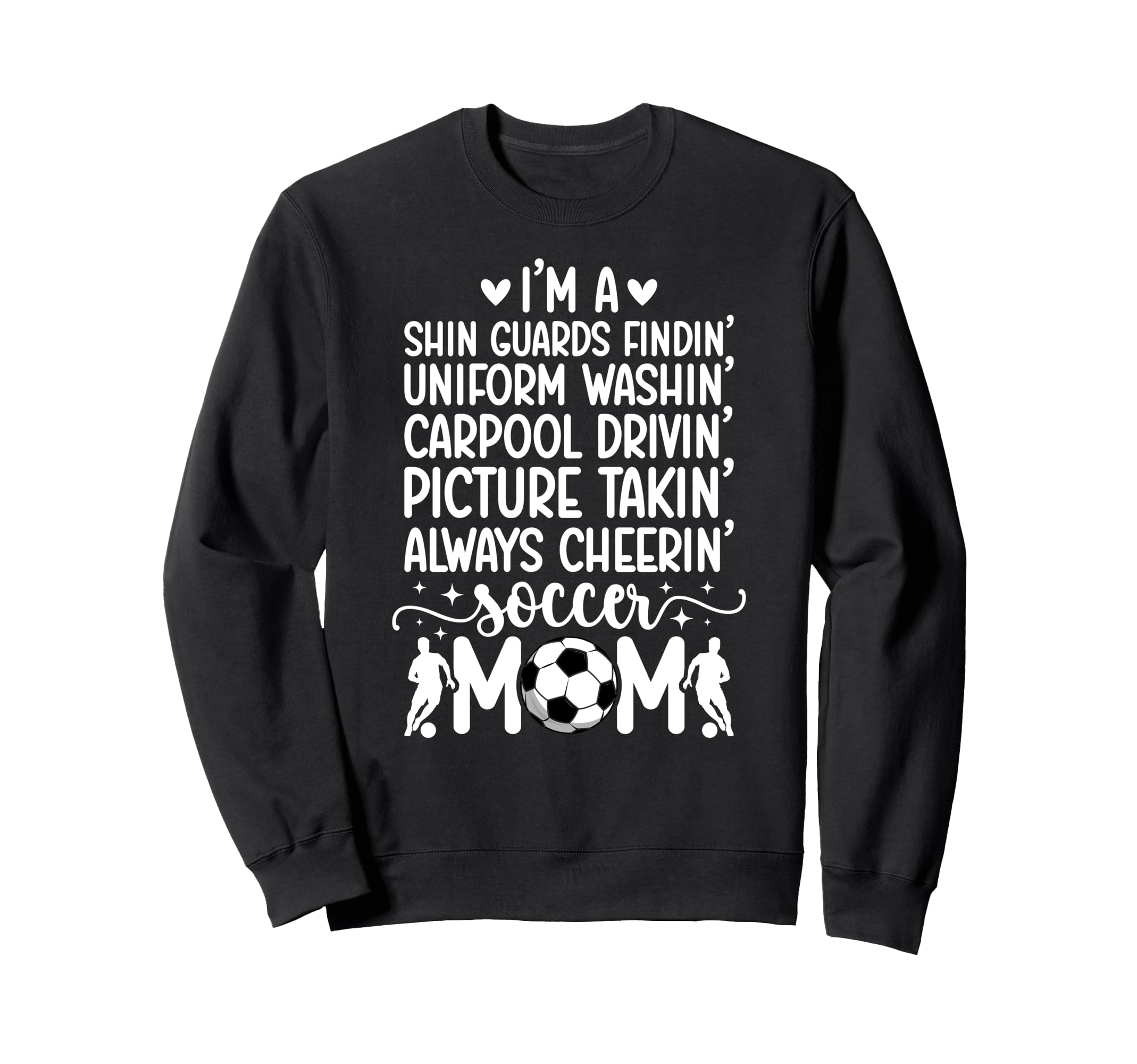 Im Soccer Mom Soccer Player Mama Sweatshirt - Custom Art Print for Adults