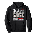 Ice Hockey Goalie Gigi Funny Ice Hoodie - Casual Everyday Wear Unisex