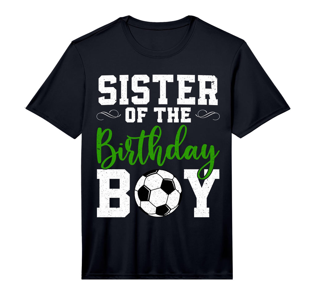 Sister Birthday Matching Soccer T-Shirt - Novelty Apparel for Adults