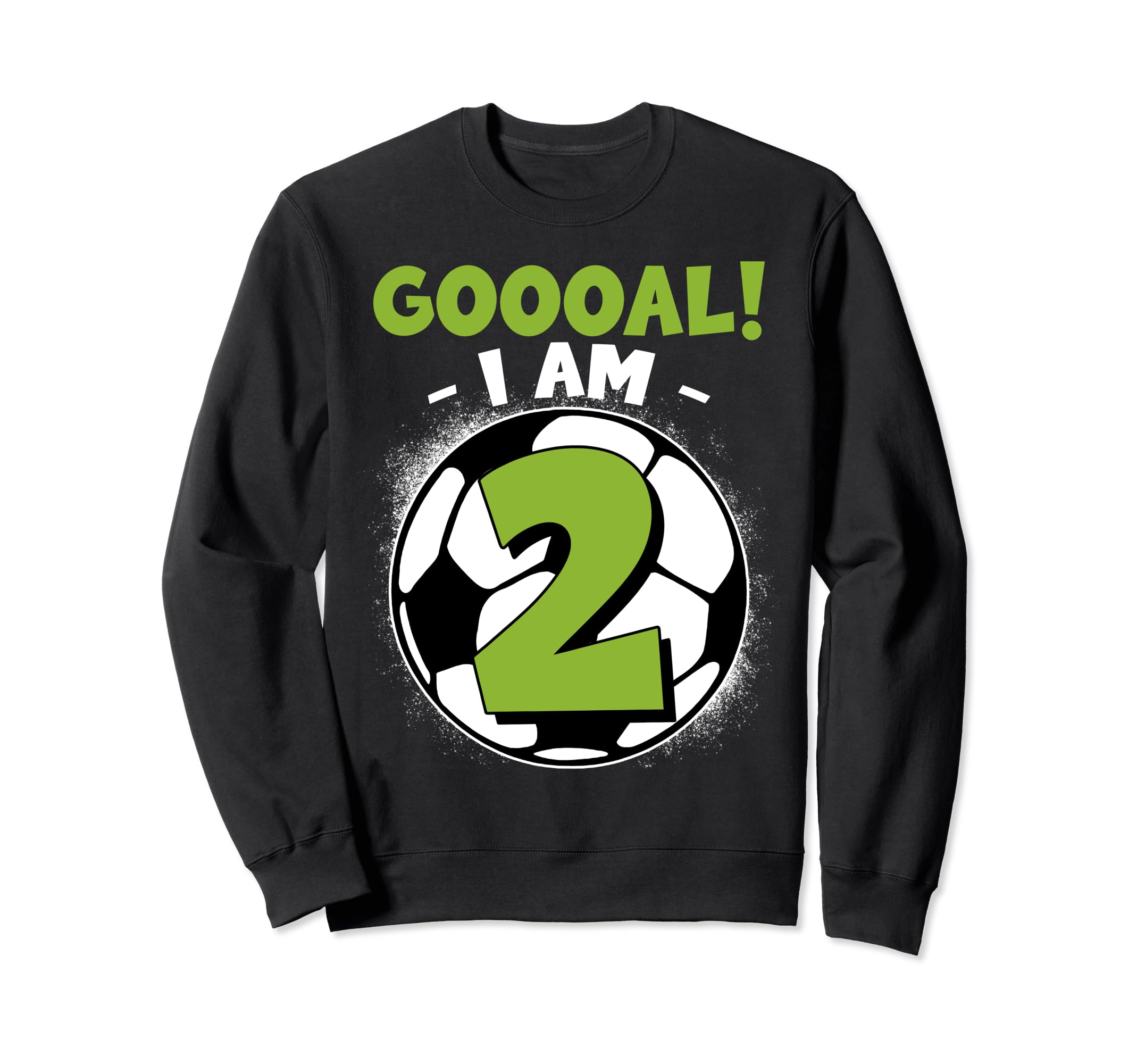 2 Year Old Birthday Soccer Themed 2Ndb Sweatshirt - Novelty Apparel Unisex