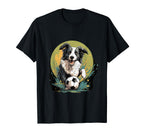 Border Collie Soccer Border Collie T-Shirt - Unique Graphic Men Women