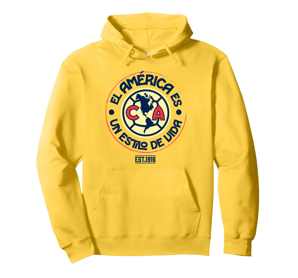 Club America Soccer Is Way Life Hoodie - Minimalist Print Unisex