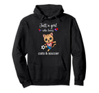 Cat Soccer Cat Soccer Hoodie - Custom Art Print Unisex