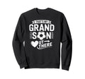 Thats My Grandson Out There Soccer Sweatshirt - Minimalist Print Men Women