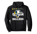 House Divided I Only Raise Ballers Hoodie - Unique Graphic Men Women