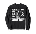 Best Soccer Teen Soccer Lover Sweatshirt - Minimalist Print for Adults