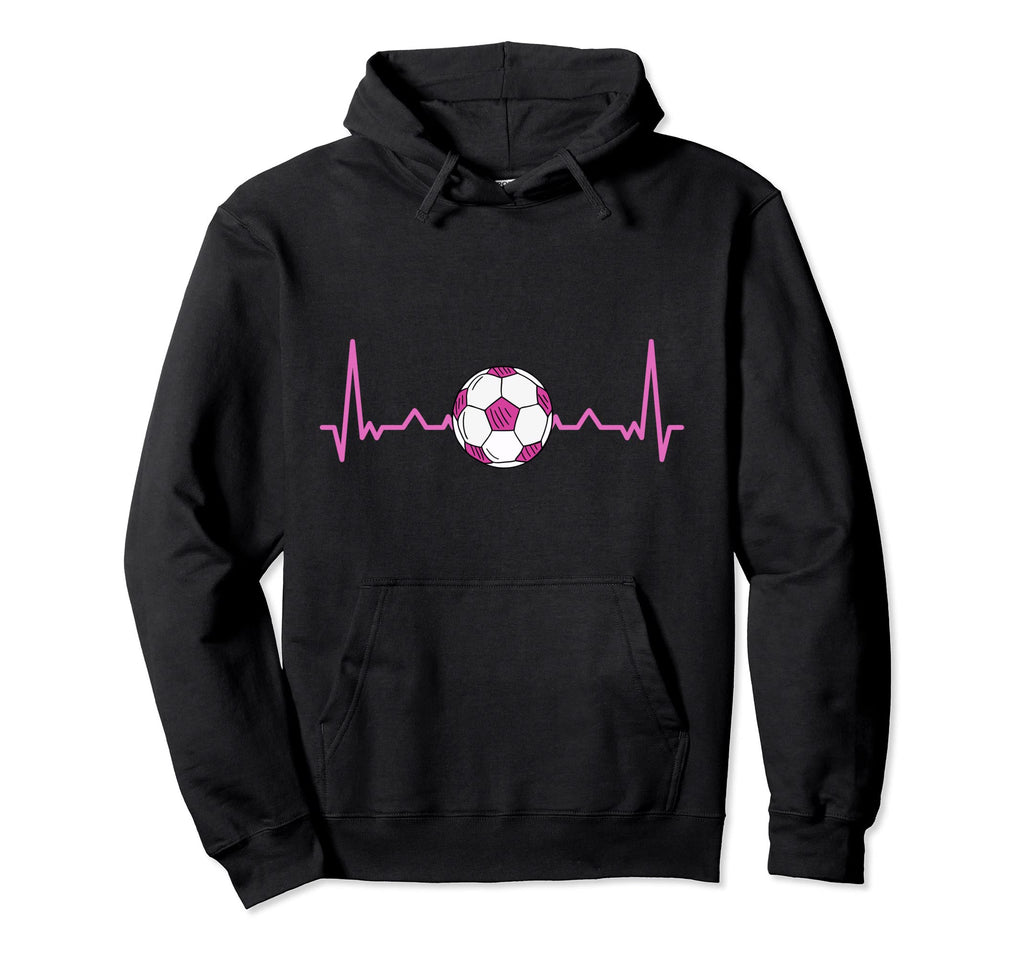 Soccer Heartbeat Hoodie - Streetwear Style Men Women
