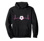 Soccer Heartbeat Hoodie - Streetwear Style Men Women