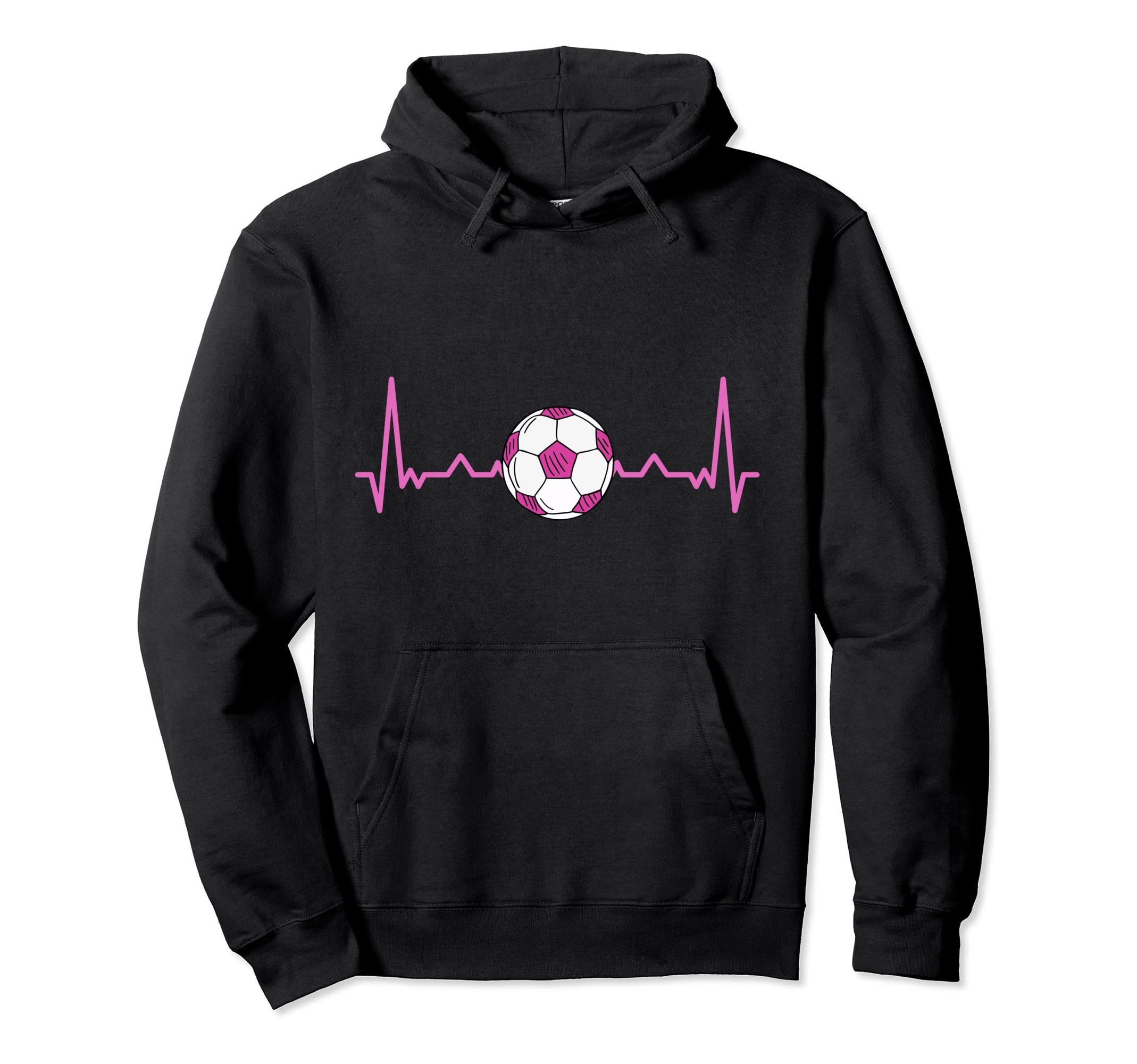 Soccer Heartbeat Hoodie - Streetwear Style Men Women
