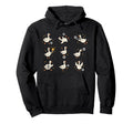 Silly Goose Playing Soccer Goalie Funny Hoodie - Custom Art Print Unisex