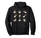 Silly Goose Playing Soccer Goalie Funny Hoodie - Custom Art Print Unisex