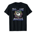 Peace Love Hedgehogs Gorgeous Groovy T-Shirt - Trendy Graphic Men Women