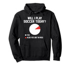 Funny Soccer Teens Soccer Player Hoodie - Novelty Apparel Men Women