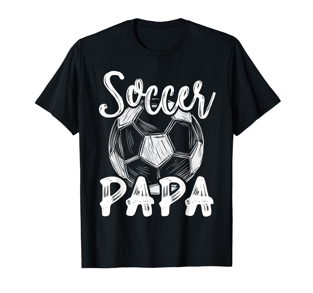 Soccer Papa Family Matching Team T-Shirt - Casual Everyday Wear Men Women