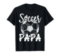 Soccer Papa Family Matching Team T-Shirt - Casual Everyday Wear Men Women