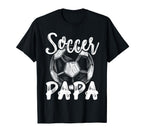 Soccer Papa Family Matching Team T-Shirt - Casual Everyday Wear Men Women