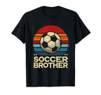 Soccer Brother Family Matching Team T-Shirt - Minimalist Print Unisex