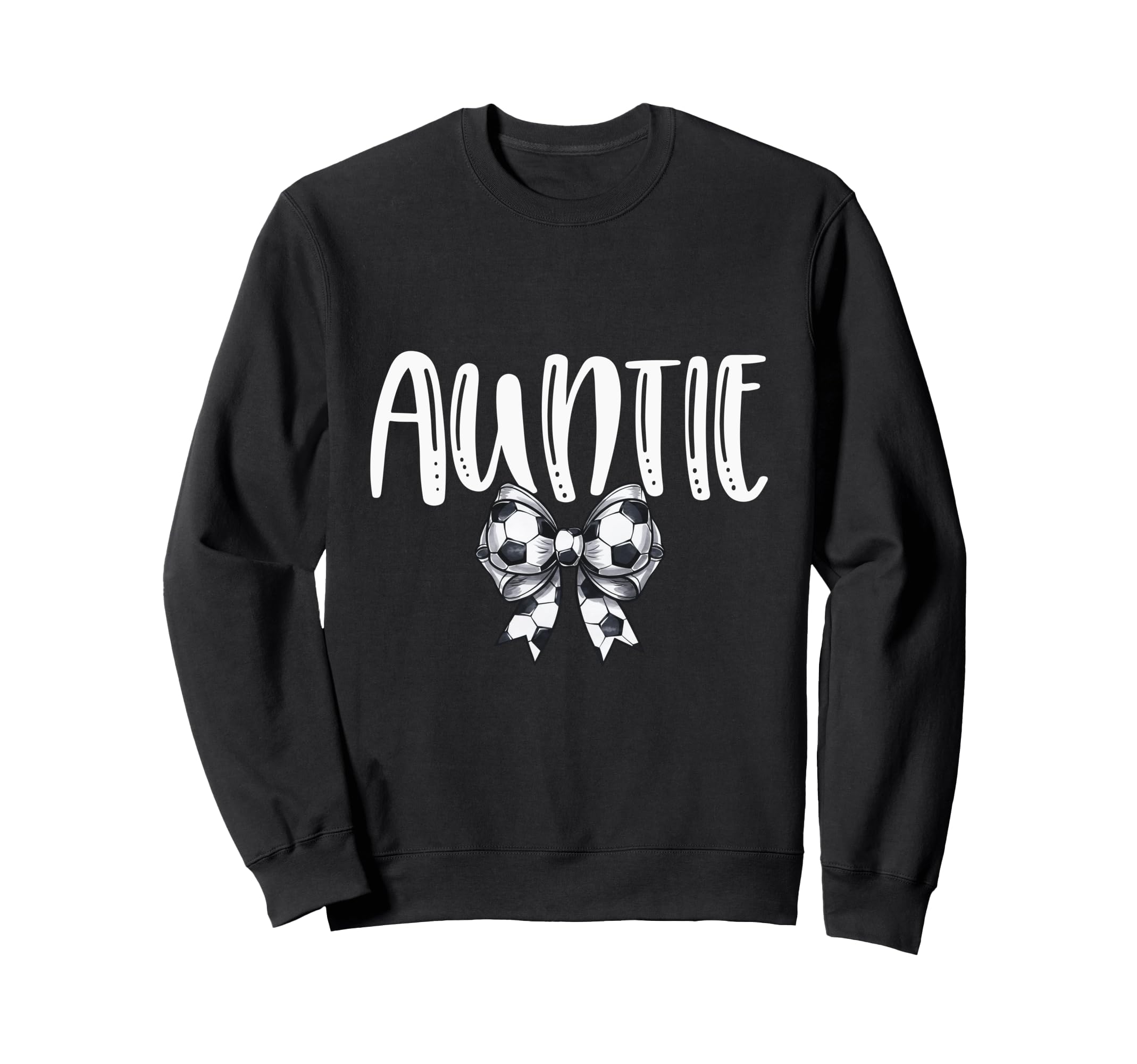 Coquette Soccer Auntie Spirit Sweatshirt - Casual Everyday Wear Unisex