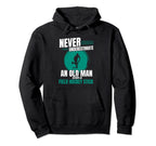 Sports Goalkeeper Old Field Hockey Hoodie - Custom Art Print for Adults