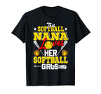 This Softball Nana Loves Her Softball T-Shirt - Unique Graphic for Adults
