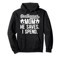 Funny Hockey Goalkeeper Mom Hockey Goalie Hoodie - Minimalist Print Unisex
