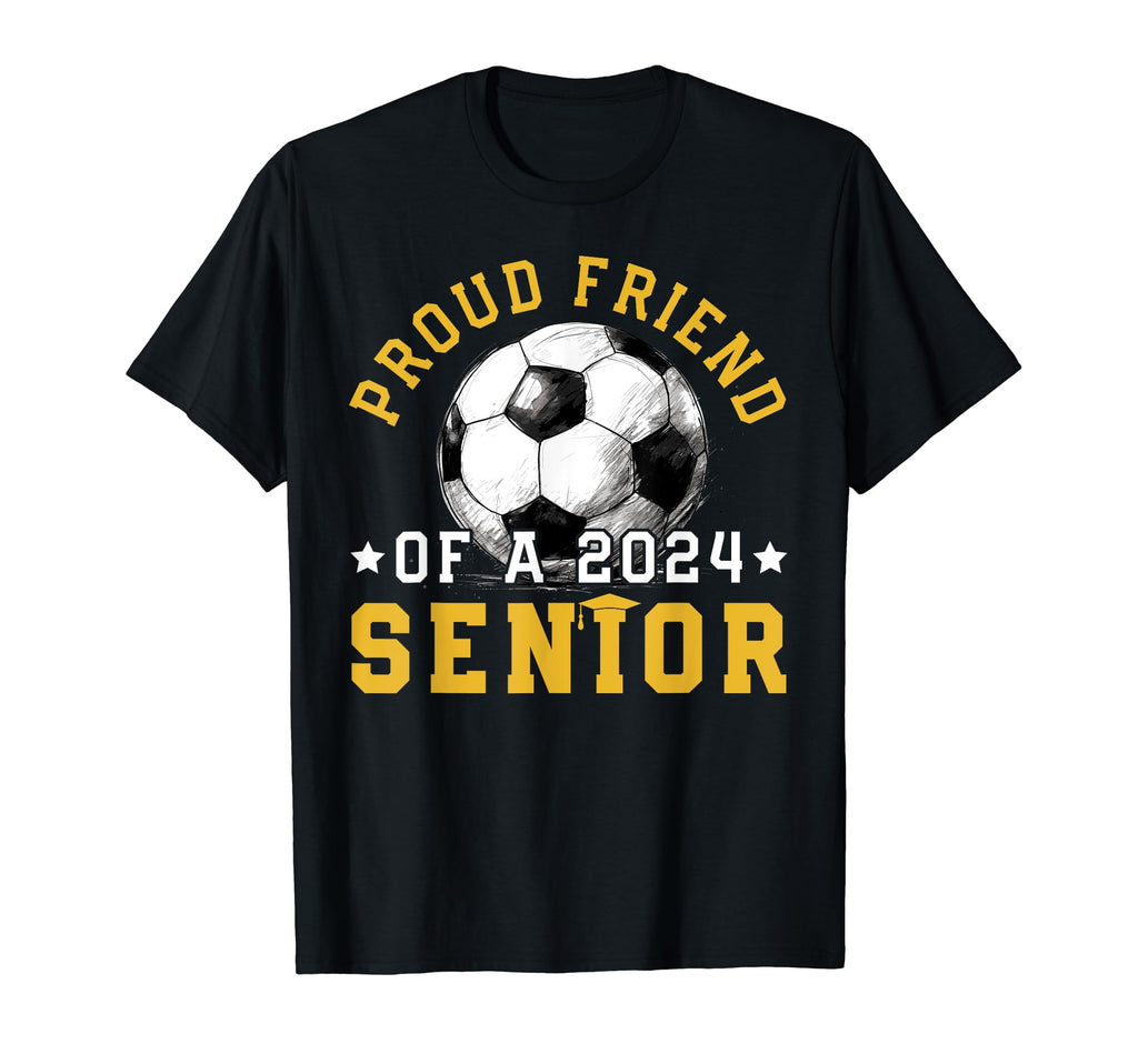 Class 2024 Friend Soccer Senior 2024 T-Shirt - Fun Novelty Design Men Women