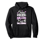 Raising Ballers And Ballerinas Soccer And Hoodie - Custom Art Print Unisex