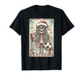 Soccer Mom Tarot Card Skeleton Santa T-Shirt - Casual Everyday Wear Unisex