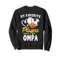 My Favorite Players Baseball Soccer Sweatshirt - Graphic Print for Adults