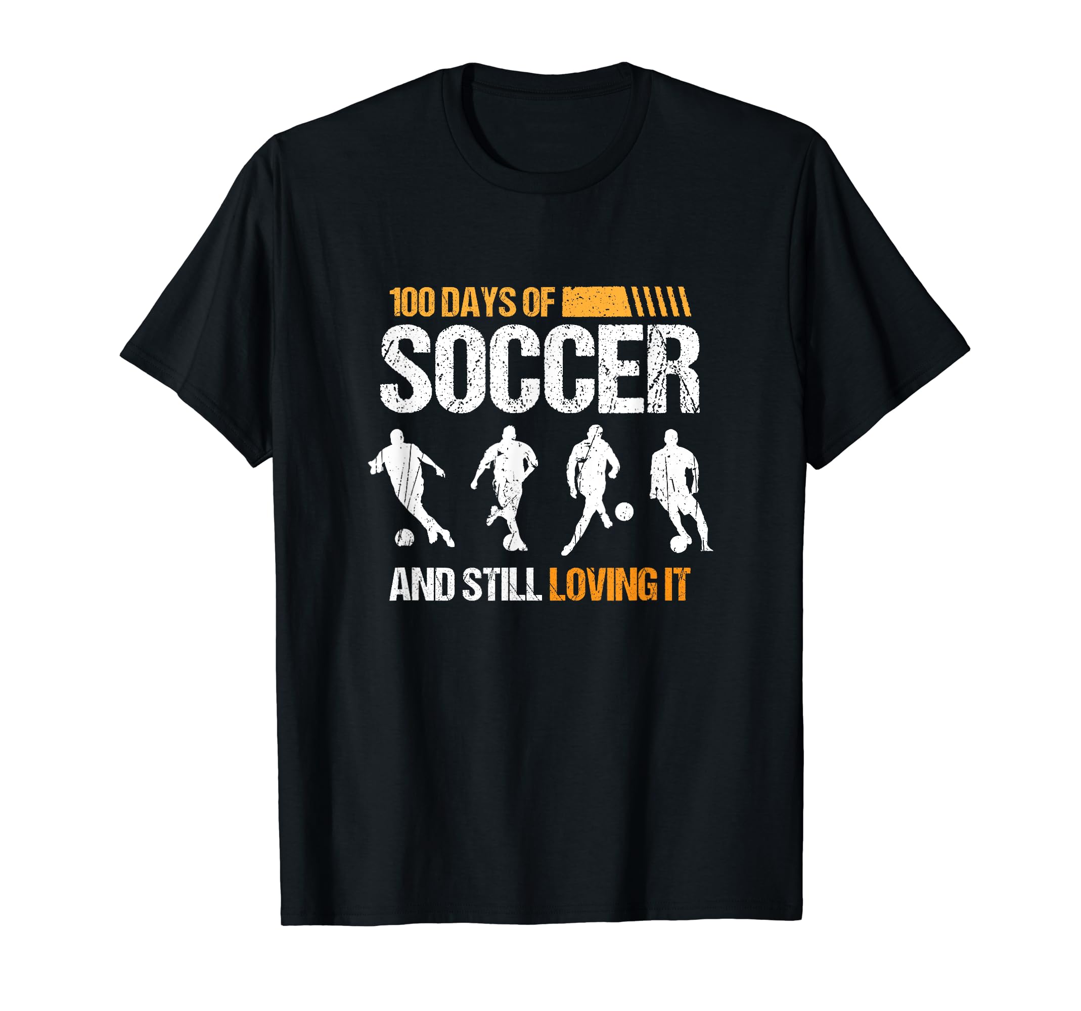 100 Days Soccer Passionate Sport Player T-Shirt - Custom Art Print Unisex