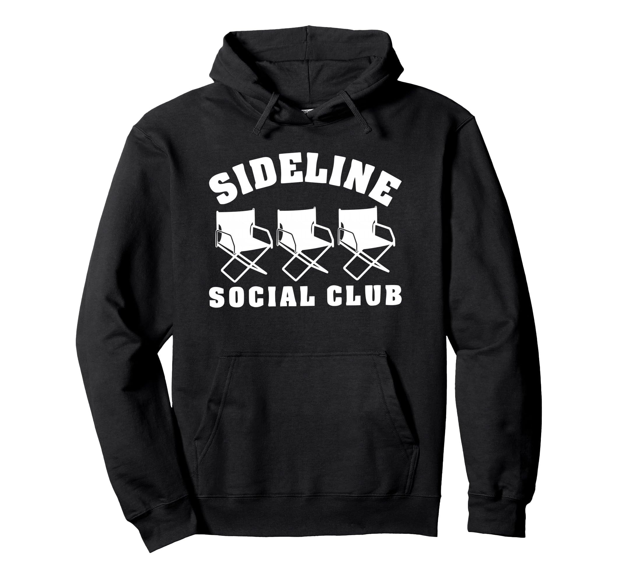 Sideline Social Club Sports Mom Hoodie - Fun Novelty Design for Adults