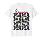 Soccer Mama Funny Coquette Bow Mom T-Shirt - Minimalist Print Men Women