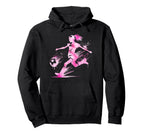 Soccer Female Soccer Lover Player Hoodie - Casual Everyday Wear for Adults