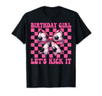 Birthday Lets Kick It Soccer Mom Mama T-Shirt - Novelty Apparel Men Women