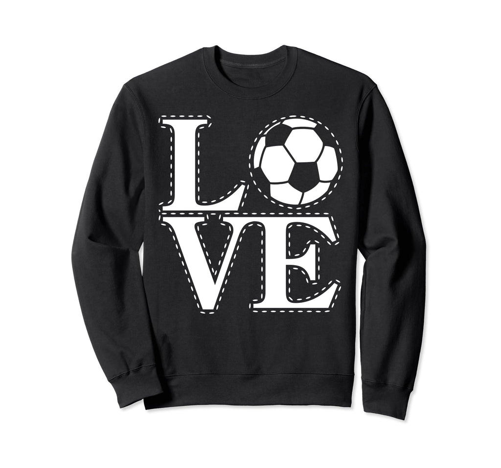 Soccer Mom Love Soccer Lover Ball Sweatshirt - Unique Graphic Unisex
