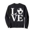 Soccer Mom Love Soccer Lover Ball Sweatshirt - Unique Graphic Unisex